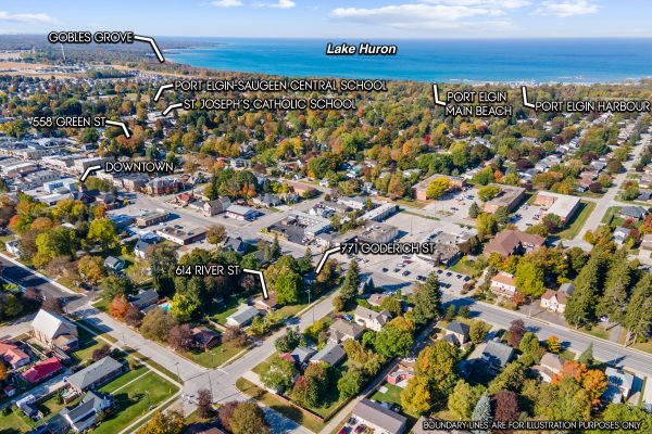558 Green St, 614 River St and 771 Goderich St
