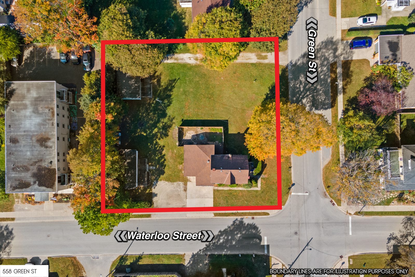 558 Green St, 614 River St and 771 Goderich St