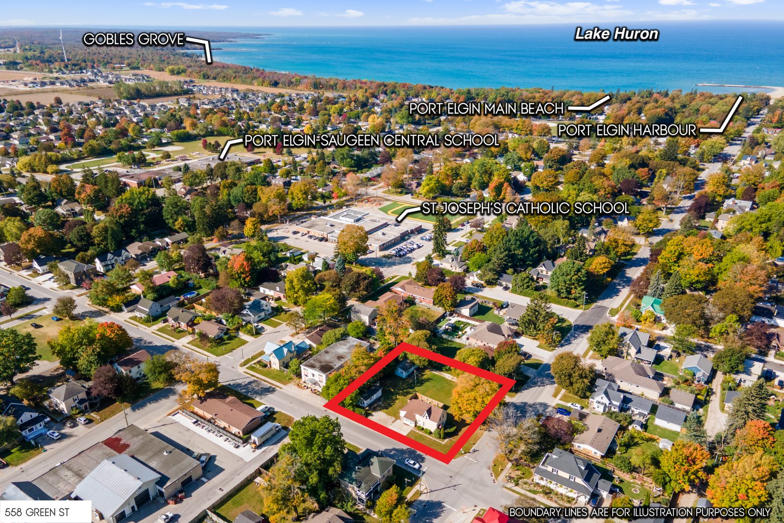 558 Green St, 614 River St and 771 Goderich St