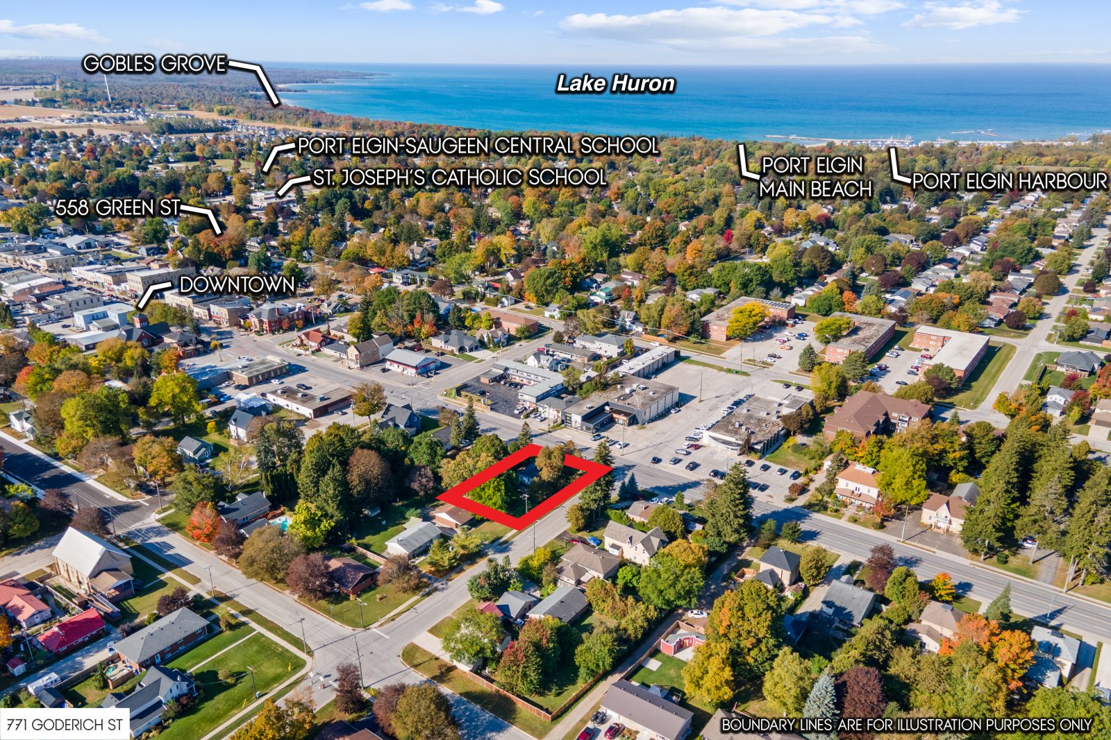 558 Green St, 614 River St and 771 Goderich St